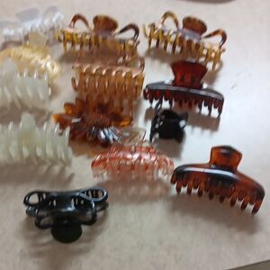 Elegant Multi-Color Hair Claw Clip Set